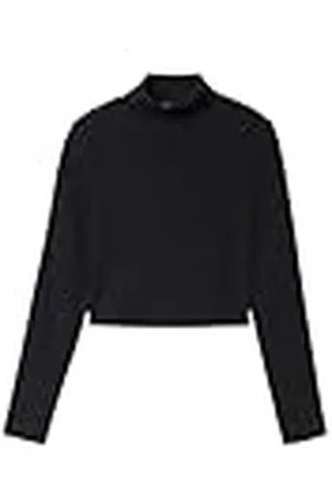 TOM TAILOR 1044176 Camiseta de Manga Larga, 36423-Heavy Black, 152 para Niñas