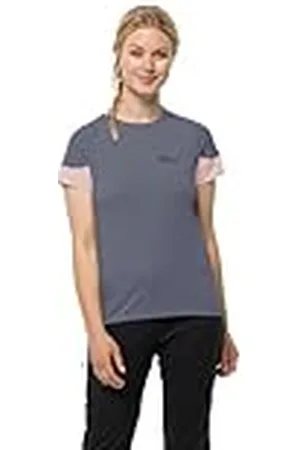 Jack Wolfskin Estrecho T W Camiseta de Manga Corta, Mujer, , XXL