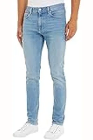 Tommy Hilfiger Vaqueros Hombre Slim Fit, Azul (Maui Blue), 28W / 34L