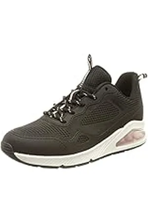 Skechers UNO 2 TRAVELER, Zapatillas para Mujer, Black KPU/Mesh Trim, 38.5 EU