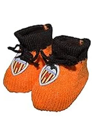 Valencia CF Patuco, Botas Unisex bebé, Orange, 0 Meses