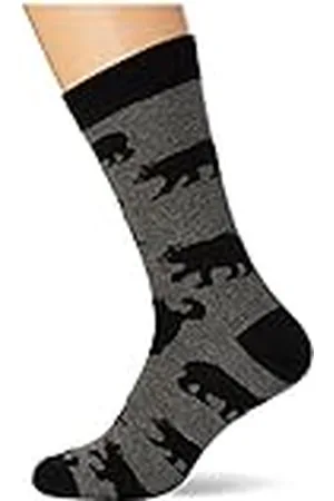 Hatley Little Blue House by Crew Socks Calcetines de la tripulación, , Talla única Regular para Hombre