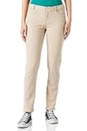 Morgan Pantalon 5 poches Skinny 211-PETRA1, Mastic, 34 Donna