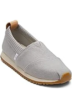 TOMS Youth_Slipper_Drizzle Grey Heritage Canvas, Sandalias, 31.5 EU