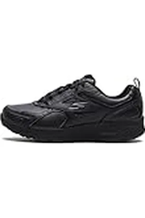 Skechers GO RUN CONSISTENT BROAD SPECTRUM, Zapatillas para Mujer, Black Leather/Trim, 35 EU