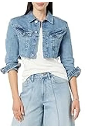THE DROP Chaqueta Vaquera muy Corta para Mujer por Nami, , XXL