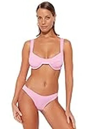 Trendyol Parte Superior de Bikini de Punto para balcón con Aros para Mujer Traje de baño, , 40