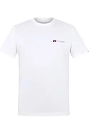 Berghaus Class Logo Camiseta, Pure White, XXL para Hombre