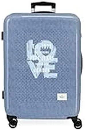 Pepe Jeans Noni Denim Maleta Mediana 46x65x25 cms Rígido 3 kgs Cierre TSA ABS 3 kgs 70LExtensible by Joumma Bags