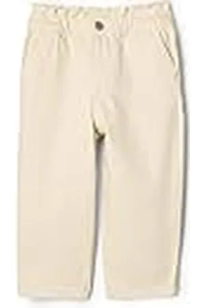 Amazon X Sofia Grainge Pantalones Vaqueros de Pernera Recta con Volantes Niña, , 4 años