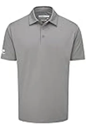 Stuburt Kestrel-Polo de Manga Corta Transpirable Que Absorbe la Humedad Camisa, , M para Hombre