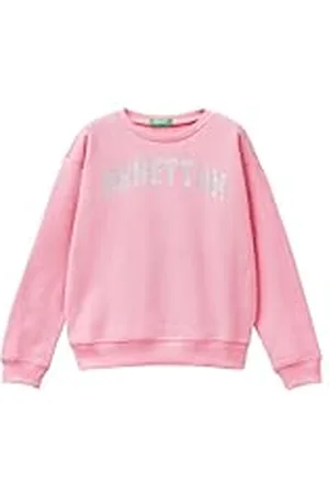 Benetton Jersey G/C M/L 3j68c10h6 Sudadera, , 140 cm para Niñas