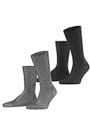 ESPRIT Vertical Stripe 2-Pack M SO algodón estampado 2 pares, Calcetines Hombre, , 43-46
