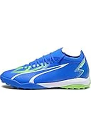 PUMA Match TT, Zapatillas de fútbol Hombre, Ultra Blue White Pro Green, 44.5 EU