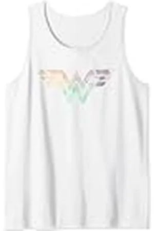 DC Comics Originals Wonder Woman Crackle Logo Camiseta sin Mangas