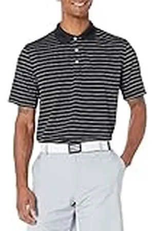 Amazon Polo de Golf de Secado Rápido de Ajuste Normal - colores interrumpidos Hombre, , XS