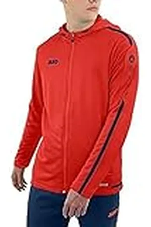 Jako Striker 2.0 - Chaqueta con capucha para hombre, color flame/azul marino, 3XL
