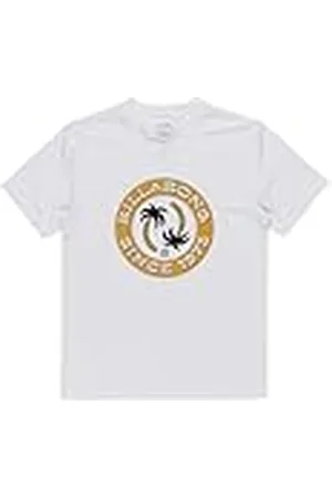 Billabong Bbtv Boys Camiseta Surf, Chicos, White, 14 años