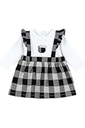chicco Vestido Manga Larga Vestido Bebé-Niñas 3 meses