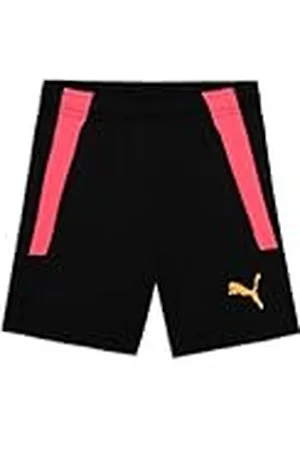 PUMA Teamliga - Pantalones Cortos de Entrenamiento Unisex para niños, 2 jr (Bolsillos Abiertos)
