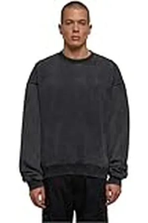 Urban classics Acid Washed Crew Sudadera, , M para Hombre