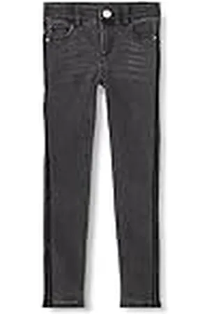 IKKS Denim Noir usé Jeans, Black Used, 6 años para Niños