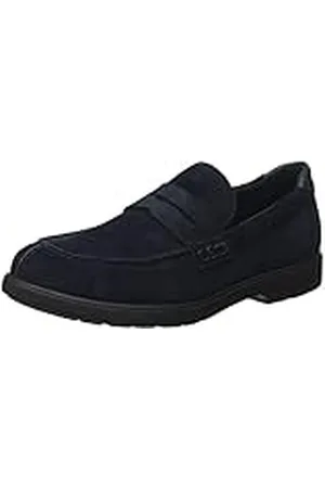 Geox U Spherica Ec11 C, Mocasines para Hombre, Azul (Navy) , 39 EU
