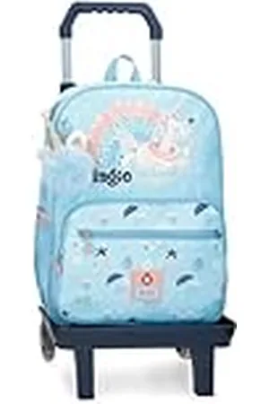 Enso Magic Summer Mochila Escolar con Carro Azul 30x38x12 cms Poliéster