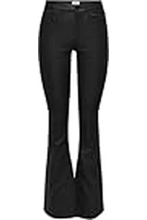 ONLY Onlblush Life Mid Flared Coated Pnt Noos Pantalones, , MW x 30L para Mujer