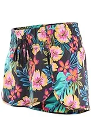 Hurley Fiji Fantasy Aquas-Bañador (6,35 cm) Pantalones Cortos, , L para Mujer