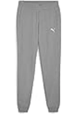 PUMA TeamGOAL Casuals Pants Wmn Pantalones de Punto, Mujer, Gris Medio Jaspeado Blanco, S