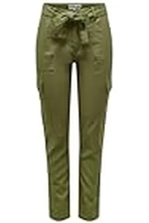 ONLY Onlcaro HW Belt Cargo Linen Bl CC Pnt Pantalones, , XS / 32L Mujeres