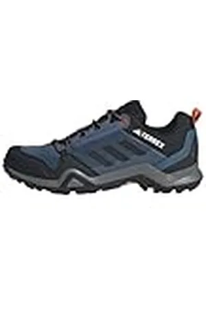 adidas Terrex AX3 Gore-Tex Hiking Shoes, Zapatos de Senderismo Hombre, Wonder Steel/Core Black/Orange, 39 1/3 EU
