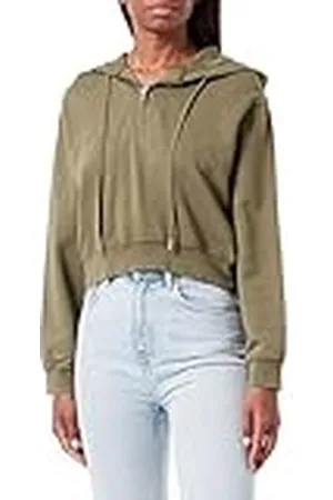 Replay W3103 Garment Dyed Cotton Fleece Sudadera con Capucha, , XL para Mujer