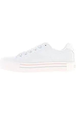 Kappa TUDY Lace Canvas, Zapatillas Unisex niños, Azul/Blanco, 32 EU