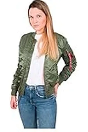 Alpha Industries MA-1 VF 59 Chaqueta, Verde (Sage Green-01), M para Mujer
