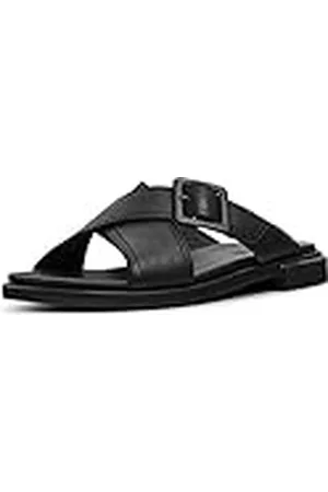 Camper Edy-K201384, Sandalias Planas Mujer, Black, 40 EU
