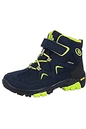 BRUTTING Mount Mera Kids High, Zapatilla para correr cruzada Niños, Azul (Marino/Lima), 28 EU