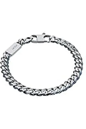 JOOP! Pulsera de acero inoxidable para hombre, 21 cm, , se entrega en estuche de regalo, 2028380