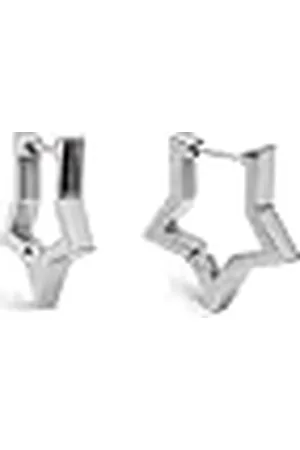 SINGULARU Pendientes Superstar. Forma de Estrella de Acero Inoxidable. Cierre Congo/Click. Joyas para Mujer