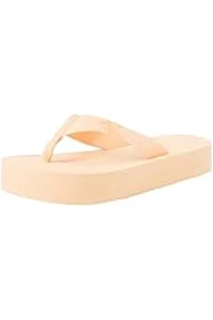 Calvin Klein Jeans Flatform Flipflop Jelly YW0YW01398, Chancla Mujer, Rosa (Peach Dream), 42 EU