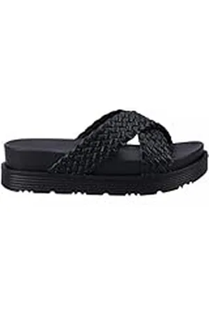 Hush Puppies Serena, Sandalias de Verano para Mujer, Black, 38 EU