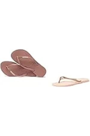Havaianas Slim, Chanclas Mujer, Ballet Rose, 37/38 EU Slim Brasil Logo, Chanclas Mujer, Color: Crocus Rose, Talla: 37/38 EU
