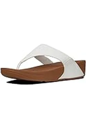 FitFlop Lulu Toe Post-Leather, Sandalias con Plataforma Mujer, , 41 EU