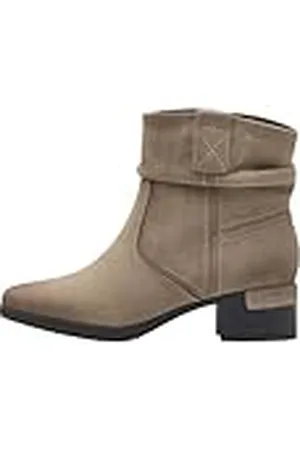 Jana Botas de tacón para Mujer 8-25375-43, Moda, Taupe, 40 EU
