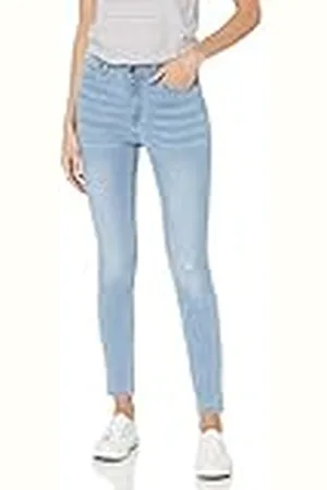 Amazon Pantalón Vaquero Pitillo de Talle Medio Mujer, , 42