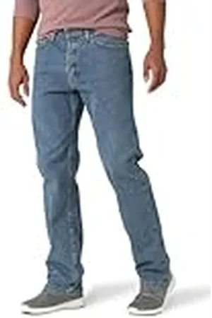 Wrangler Comfort Flex Waist Relaxed Fit Jean Jeans, Lavado a la Piedra, 44W / 29L para Hombre