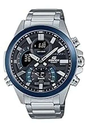 Casio Reloj Analógico para Hombres de Cuarzo con Correa en Acero Inoxidable ECB-30DB-1AEF