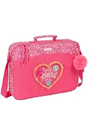Safta M385 642529385, Feeling-Cartera Extraescolares, Maletín Portatodo, Bandolera, Cómoda y Versátil, Calidad y Resistencia, 38x6x28 cm, Color Unisex niños, , M