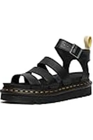 Dr. Martens V Blaire, Sandalias de Punta Descubierta Mujer, (Black 001), 42 EU